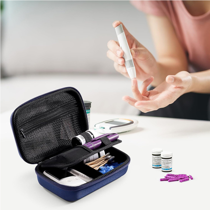 GP005 EVA taška na uloženie inzulínu, vyrobená horúcim lisovaním a šitím, určená na uloženie inzulínu, nosnosť 5 KLG