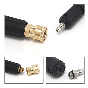 Γρήγορος συνδετήρας για κεφαλή πλυστικού πιστόλου αυτοκινήτων, ελεύθερη άρθρωση, M14x1.5, καθαρό χαλκό, Baojing