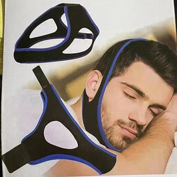 Спандекс каишка за брадичка против хъркане, регулируема опора на челюстта за лице