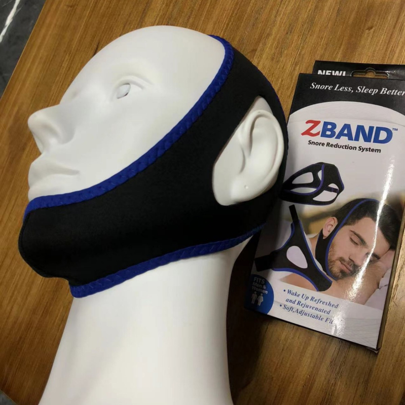 Спандекс каишка за брадичка против хъркане, регулируема опора на челюстта за лице