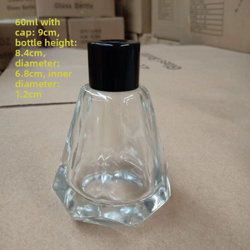 Γυάλινο μπουκαλάκι αρωματοθεραπείας, χωρίς φλόγα, με διαφανές φινίρισμα σε διαβαθμίσεις, μάρκα Bofan, προέλευση Jiangsu, Κίνα, για αρωματοθεραπεία.