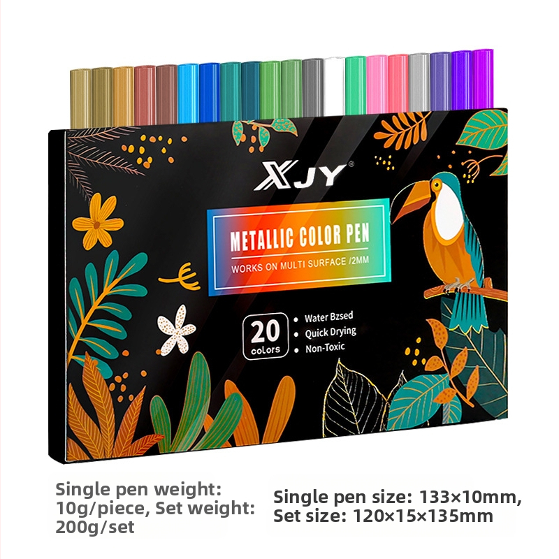 New Simple gyerekeknek szóló akril marker toll – fedhető, vízálló, puha hegye, DIY graffiti és kézi rajzokhoz