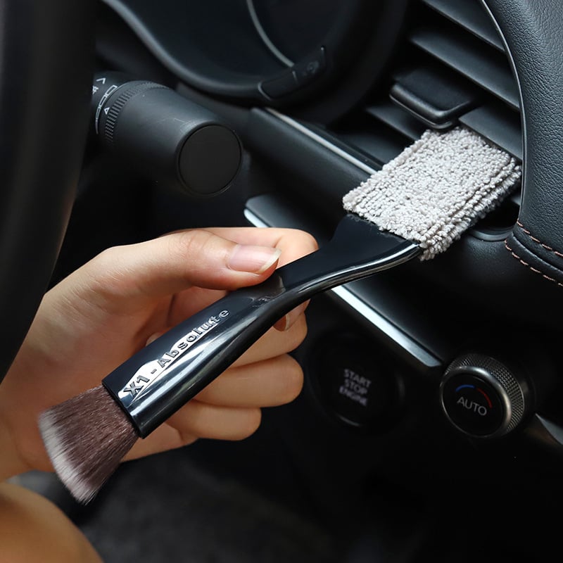 Autó légkivezető tisztító ecset — McLallen, mérnöki műanyag, puha sörtéjű, modell Air outlet brush