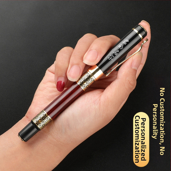 Μεταλλικό στυλό με εμφάνιση ξύλου, δωρεάν χαρακτική, εκτύπωση λογότυπου, προσαρμογή