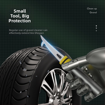 Βούρτσα καθαρισμού αυτοκινήτου με σφυρί ασφαλείας για σπάσιμο τζαμιών, 3-σε-1 βούρτσα αεραγωγών, κράμα Kunpeng