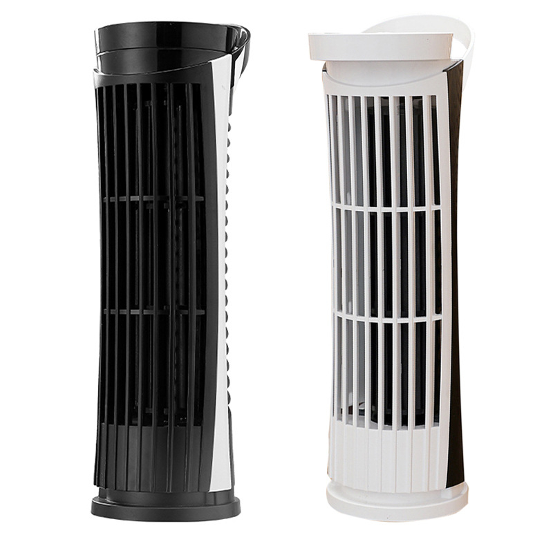 QY USB ventilator bez lopatica, 5V, mini toranj, stolni s lampom