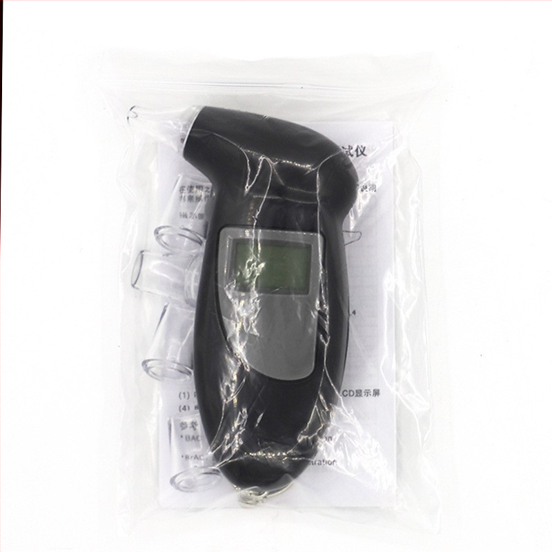 Алкохолен тестер за автомобили - преносим, високопрецизен, с цифров дисплей