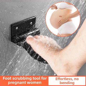 Aliumininis sulankstomas vonios kojų pedalas, neslidus, skirta dušai ir voniai, apkrova 30 kg