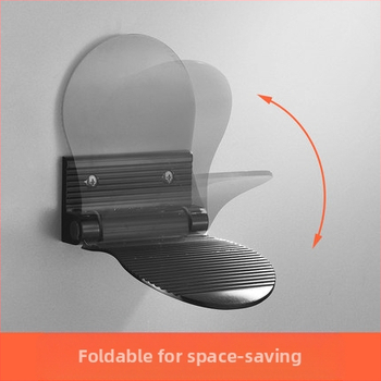 Aliumininis sulankstomas vonios kojų pedalas, neslidus, skirta dušai ir voniai, apkrova 30 kg