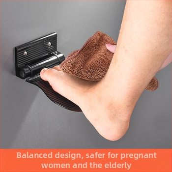 Aliumininis sulankstomas vonios kojų pedalas, neslidus, skirta dušai ir voniai, apkrova 30 kg