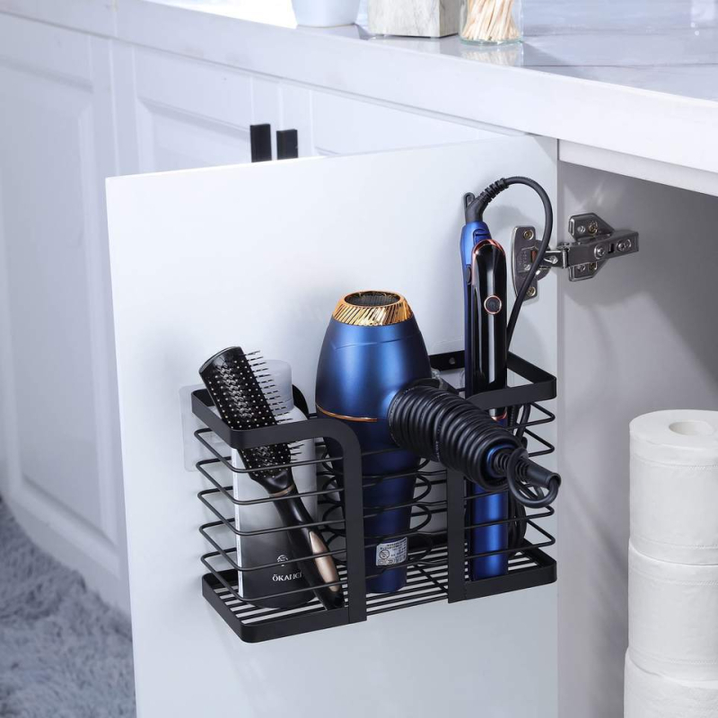 Geležinis virtuvės durų kabinamas laikiklis, šiuolaikinio minimalistinio dizaino krepšys, modelis FTJ003, miltelinis paviršius, kilmė Guangdong