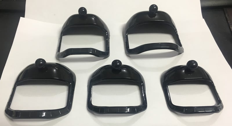 Goatee formas šablonas, plastmasas, 5 gab. komplekts