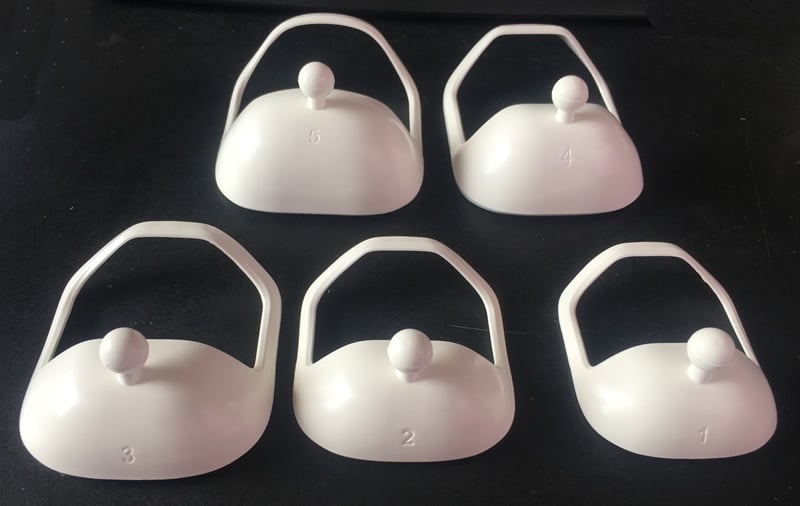 Goatee formas šablonas, plastmasas, 5 gab. komplekts