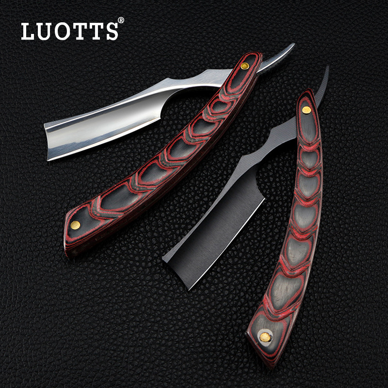 LUOTTS Hajápolási eszköz - Két színű vágófej, rozsdamentes acél, összecsukható hajvágó penge, nettó tömeg 60 g, magáncímke elérhető, testreszabható logó