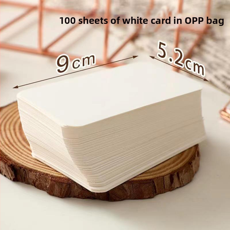 DIY графити карти за писане — 100 празни карти от крафт картон с английски думи