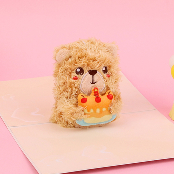 Κάρτα ευχών unigift, χειροποίητο χαρτί, απλό και μοντέρνο στυλ, για γενέθλια