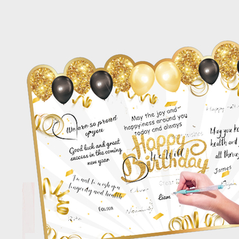 Κάρτα ευχών Wenqixi, χαρτόνι, απλό και μοντέρνο στυλ, κατάλληλη για γενέθλια, κατηγορία: ευχετήρια κάρτα