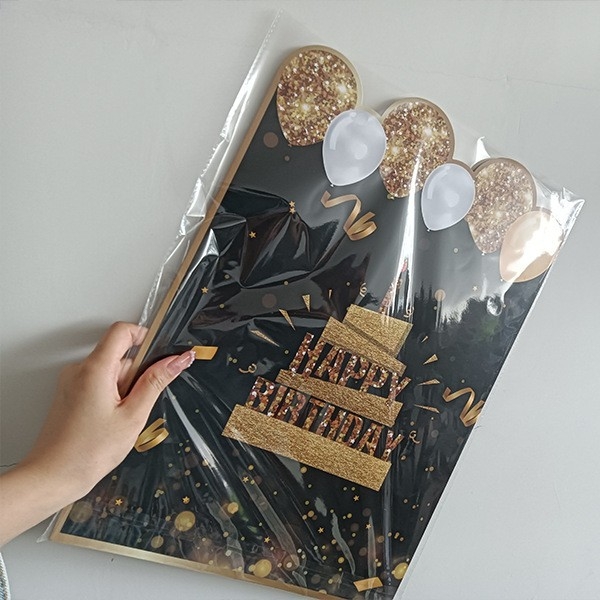 Wenqixi blahoželacia karta, kartón, jednoduchý a moderný štýl, vhodné na narodeniny, kategória: blahoželanie