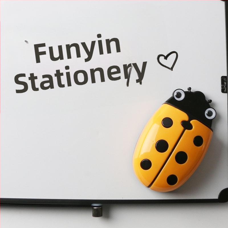 Funi магнитен калъф за моливи с гумичка – карикатурен дизайн, ABS пластмасова повърхност на гумичката, фланелен заден слой за изтриване на дъска