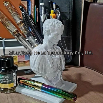 Δοχείο μολυβιών Julius Caesar, κατασκευασμένο από ρητίνη, μοντέρνος μινιμαλιστικός σχεδιασμός, υλικά πλαστικό και ρητίνη