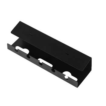 Οργανωτής καλωδίων κάτω από το γραφείο, εγκατάσταση χωρίς τρύπημα, PS υλικό, 1 επίπεδο, σετ 1 τεμαχίου