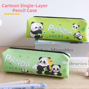 Δερμάτινο νεσεσέρ μολυβιών με σχέδιο Πάντα — Banjie, καθολικός, μόδα