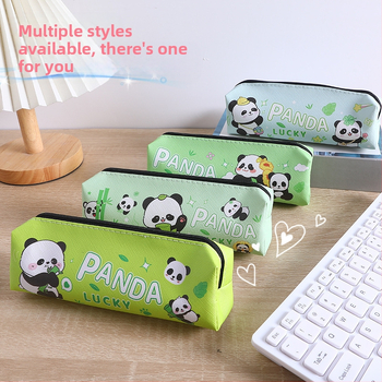 Δερμάτινο νεσεσέρ μολυβιών με σχέδιο Πάντα — Banjie, καθολικός, μόδα