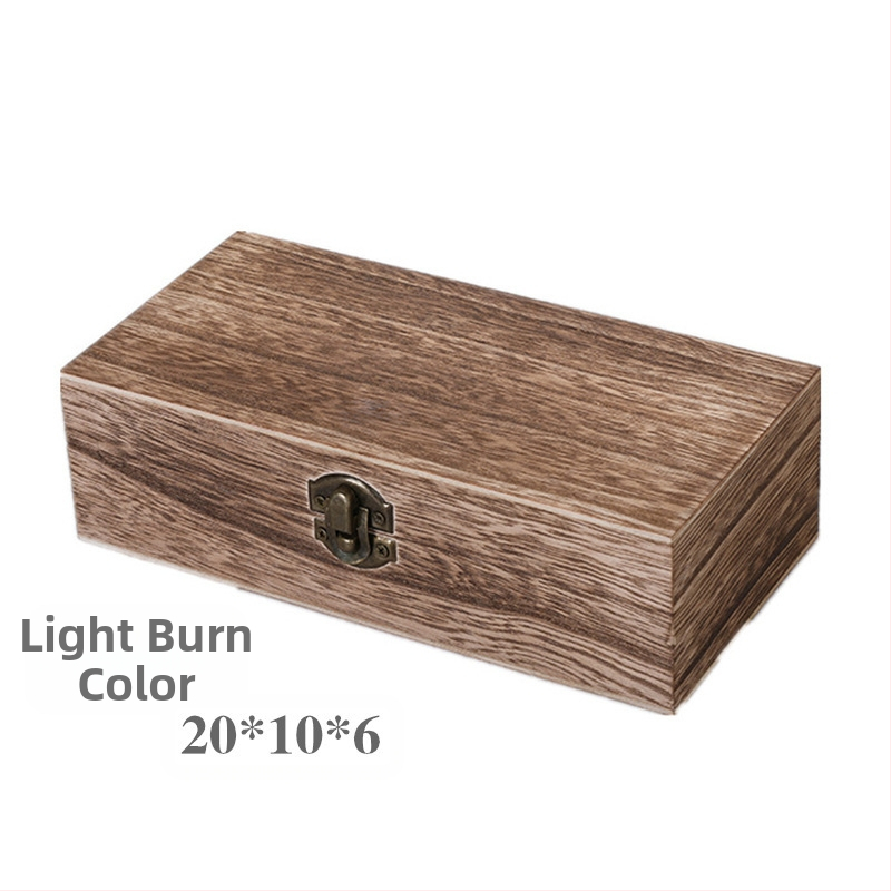 Paulownia koka gravētā kaste tējai, juvelierizstrādājumiem un parfēmām — bez zīmoga, universāla lietošana