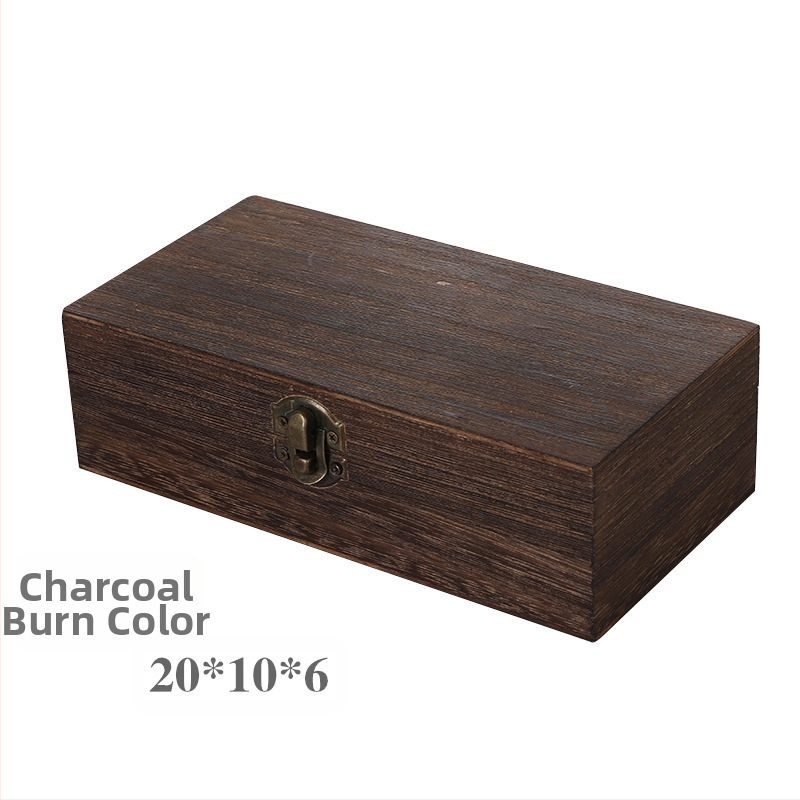 Paulownia koka gravētā kaste tējai, juvelierizstrādājumiem un parfēmām — bez zīmoga, universāla lietošana