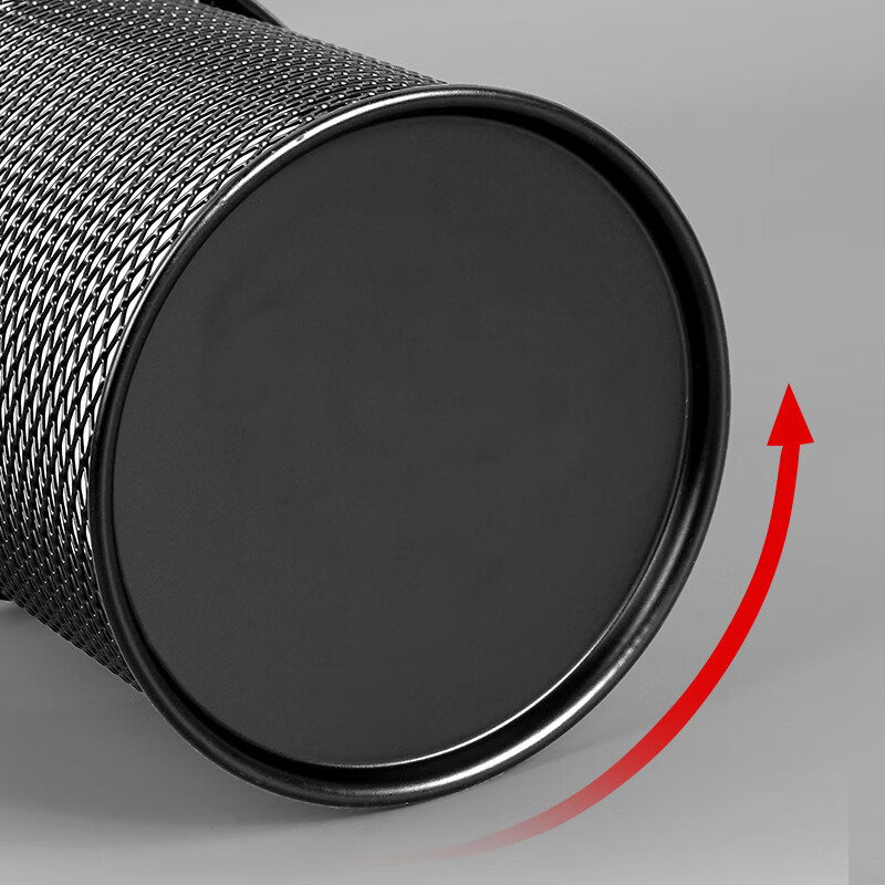 Apaļš metāla pildspalvu turētājs birojā, bez logotipa, piemērots kā biznesa dāvana