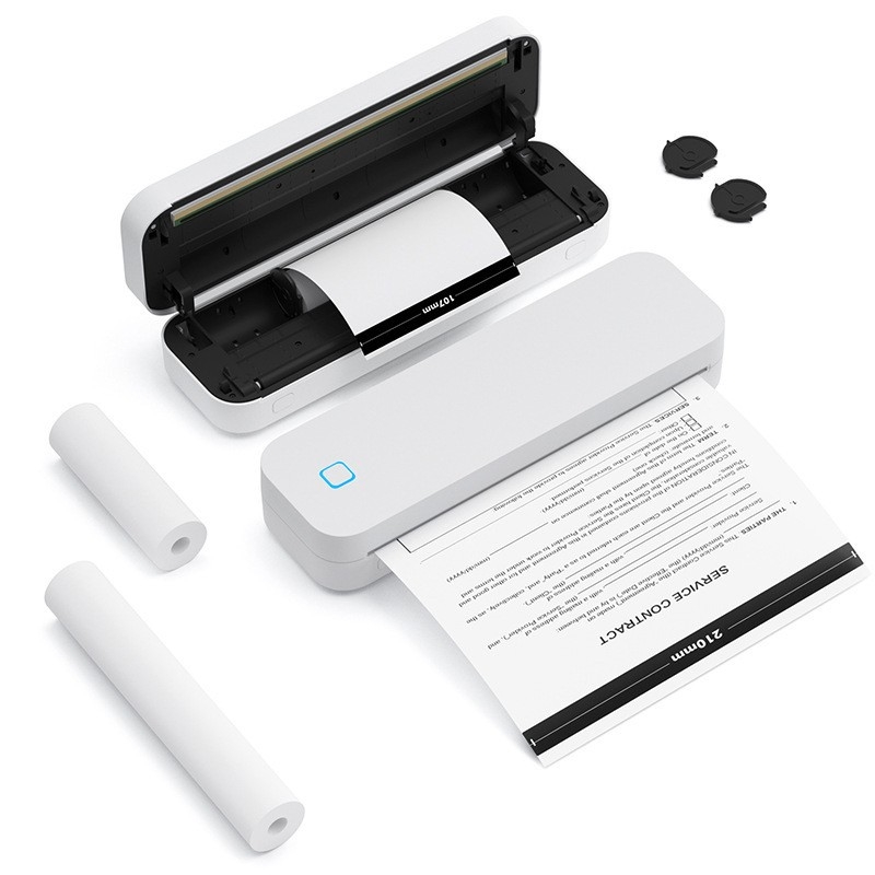 Принтер за татуировки, компактен A4, Bluetooth, термална хартия, 297 мм формат, капацитет 200 страници, тегло 635 g