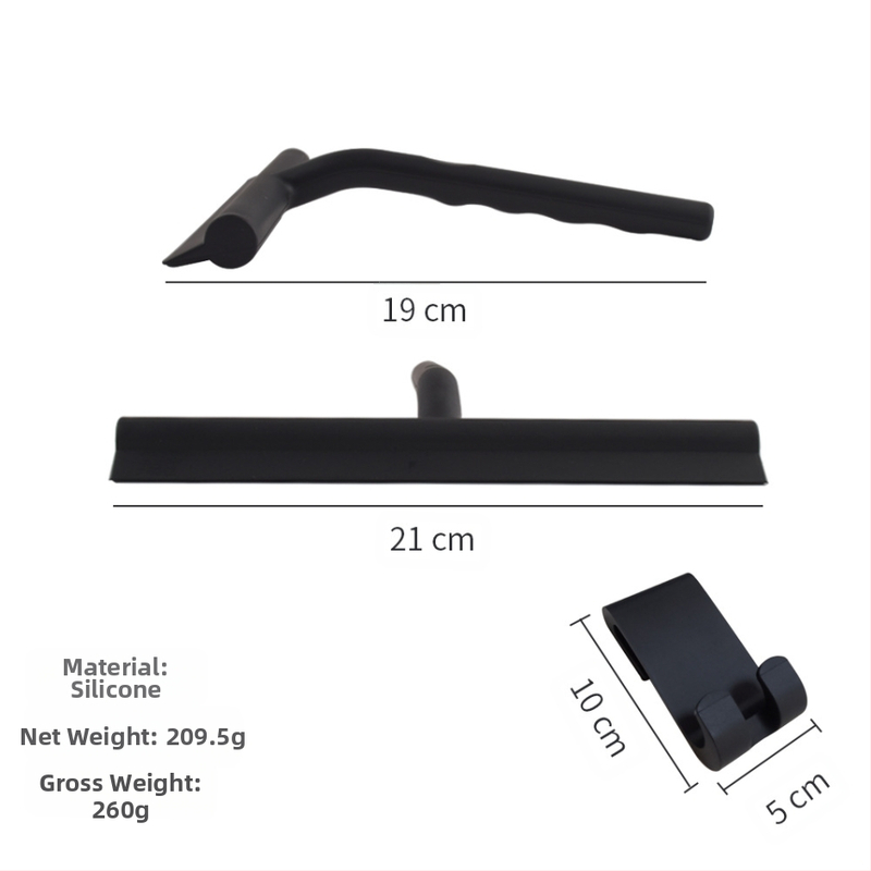 Силиконова чистачка за стъкло за домакинство – едностранна, с силиконов държач за пръст