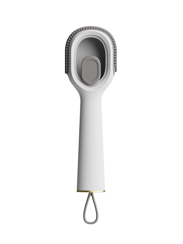 Divu funkciju kurpju suka ar garu rokturi velūra kopšanai un dekontaminācijai, PS+TPR konstrukcija