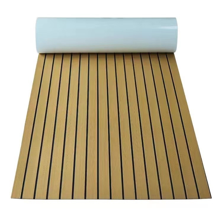 Paddle board EVA pretslīdes paklāji ar koka tekstūru, ūdensizturīgs, pašlīmējošs 3m