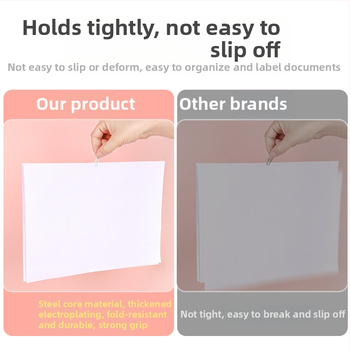 Student Assistant metalo popieriaus spaustukai, dėžutėje įpakuoti, 100 vnt. vienoje dėžutėje, 2160 dėžių kartone