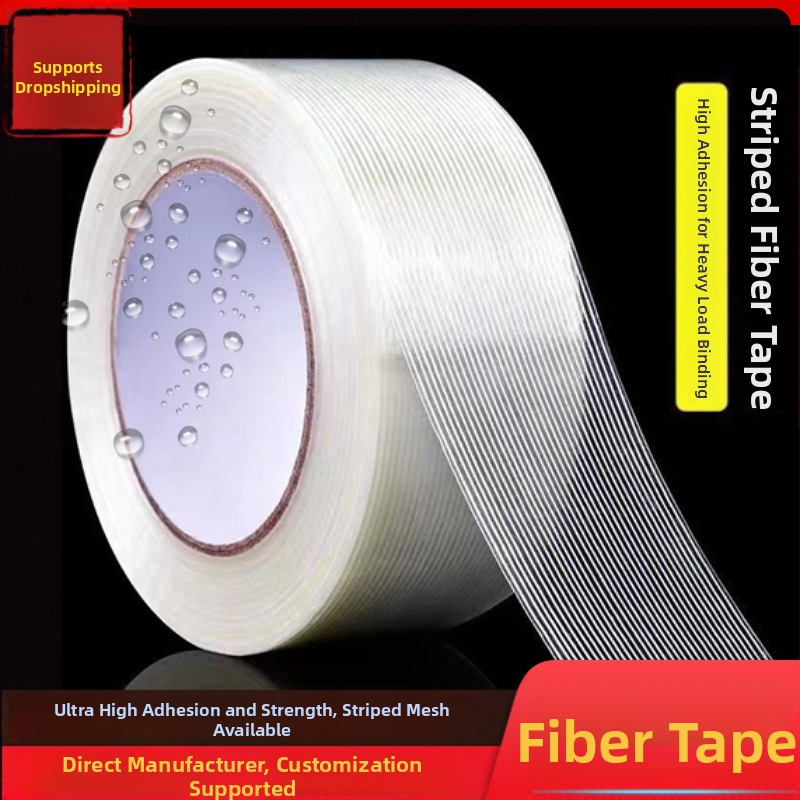 Ταινία υαλοϊνας – υψηλή ιξωτικότητα, μοτίβο με ρίγες δικτύου, υπόστρωμα ινών, κόλλα θερμού τήγματος, πάχος 0,14 мм, ιξωτικότητα 600 N/m