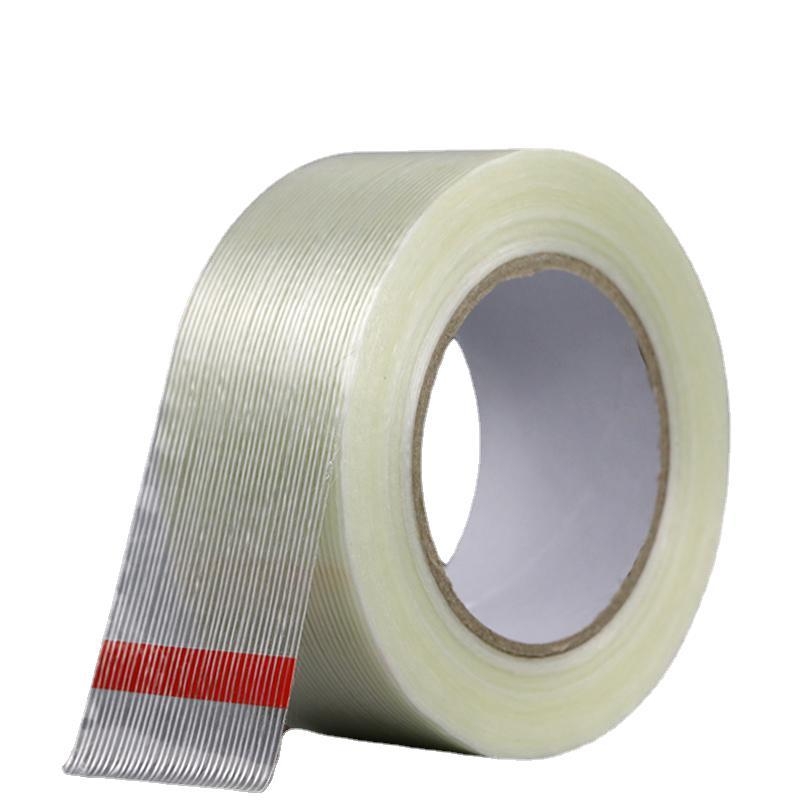 Stikla šķiedras lente – augsta viskozitāte, režģveida raksts, substrāts: šķiedra, līmēšanas sistēma: karstās kausēšana, biezums 0,14 mm, viskozitāte 600 N/m