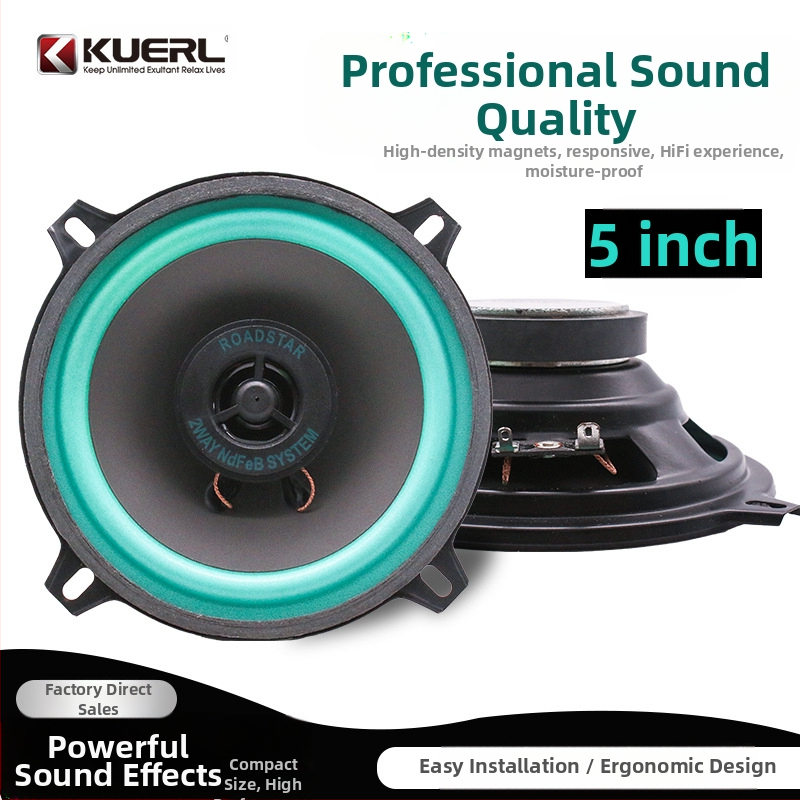 Коаксиален автомобилен говорител VO-602, 4 Ω, 80 W, 70 Hz–18 kHz, >90 dB