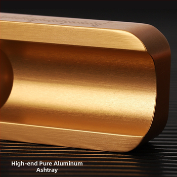 Τασάκι από αλουμίνιο – μινιμαλιστικό πολυτελές σχέδιο, εκτύπωση λογότυπου, παραμετροποίηση διαθέσιμη, ιδιωτικές ετικέτες επιτρέπονται, διακοσμητικό και συλλεκτικό.