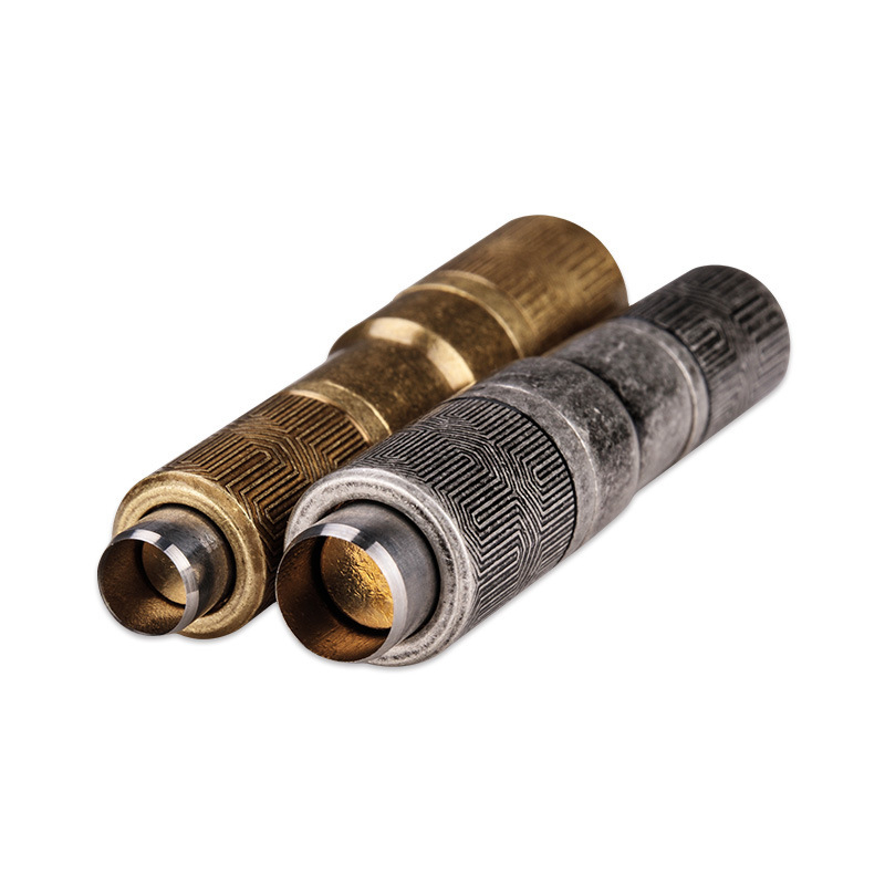 Cigarešu caurumu atvērtājs – diviem urbjiem, manuāls, pārnēsājams, pielāgojams (materiāls: vara)