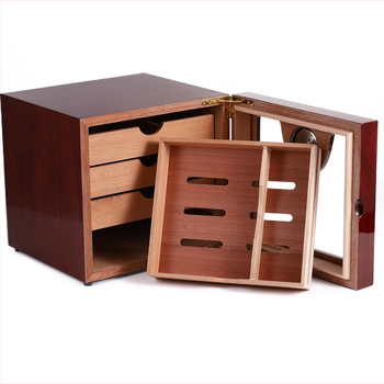 Κουτί αποθήκευσης πούρων από Snow pine, με εκτύπωση λογοτύπου, δυνατότητα προσαρμογής, μοντέρνος μινιμαλιστικός σχεδιασμός