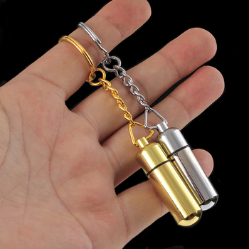 Cigarešu caurumu griezējs, pārnēsājams, nerūsējošā tērauda, ar atslēgu ķēdi, vienkāršs dizains