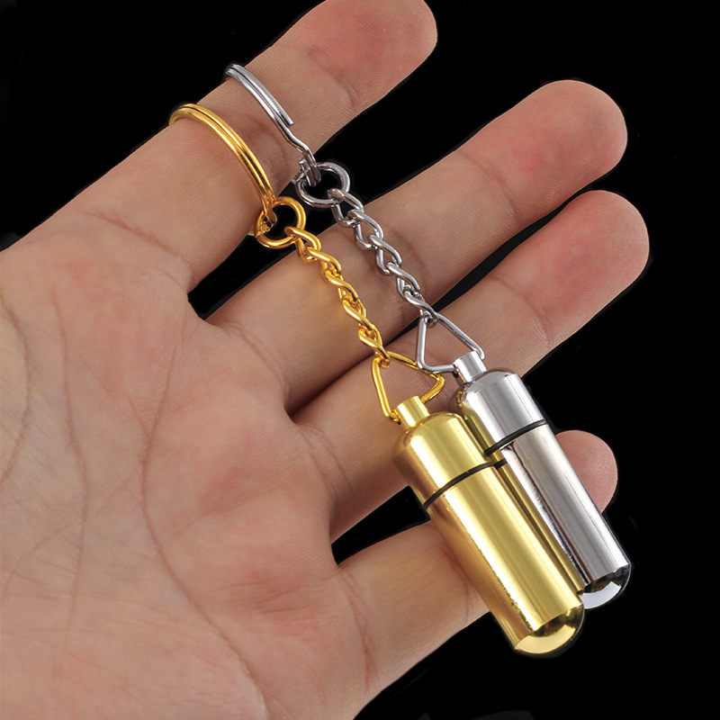 Cigarešu caurumu griezējs, pārnēsājams, nerūsējošā tērauda, ar atslēgu ķēdi, vienkāršs dizains