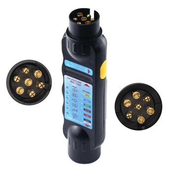 Европейски стил тестер за съпротивление на електрическата мрежа за тегличи, 7 ядра и 13-пинов контакт — CVP/Yu Jia