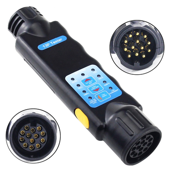 Европейски стил тестер за съпротивление на електрическата мрежа за тегличи, 7 ядра и 13-пинов контакт — CVP/Yu Jia