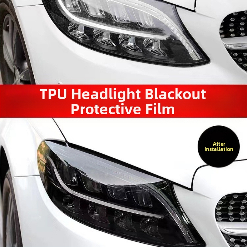 TPU филм за фарове и задни светлини на автомобил — устойчив на надраскване, променящ цвят, прозрачен защитен филм