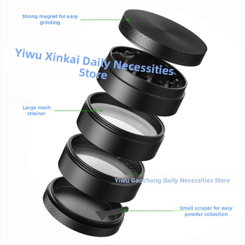 Γκριντέρ για τσιγάρα, 5 τμημάτων, κράμα ψευδάργυρου, σετ κουζίνας gadget, με λογότυπο, κυκλοφόρησε την άνοιξη του 2013