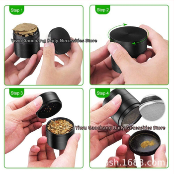 Γκριντέρ για τσιγάρα, 5 τμημάτων, κράμα ψευδάργυρου, σετ κουζίνας gadget, με λογότυπο, κυκλοφόρησε την άνοιξη του 2013