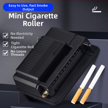 Rokas cigarešu vērēja mašīna ar push-pull mehānismu, 8,0 mm kalibrs, mājas lietošanai, pusautomātiska, ar logotipu