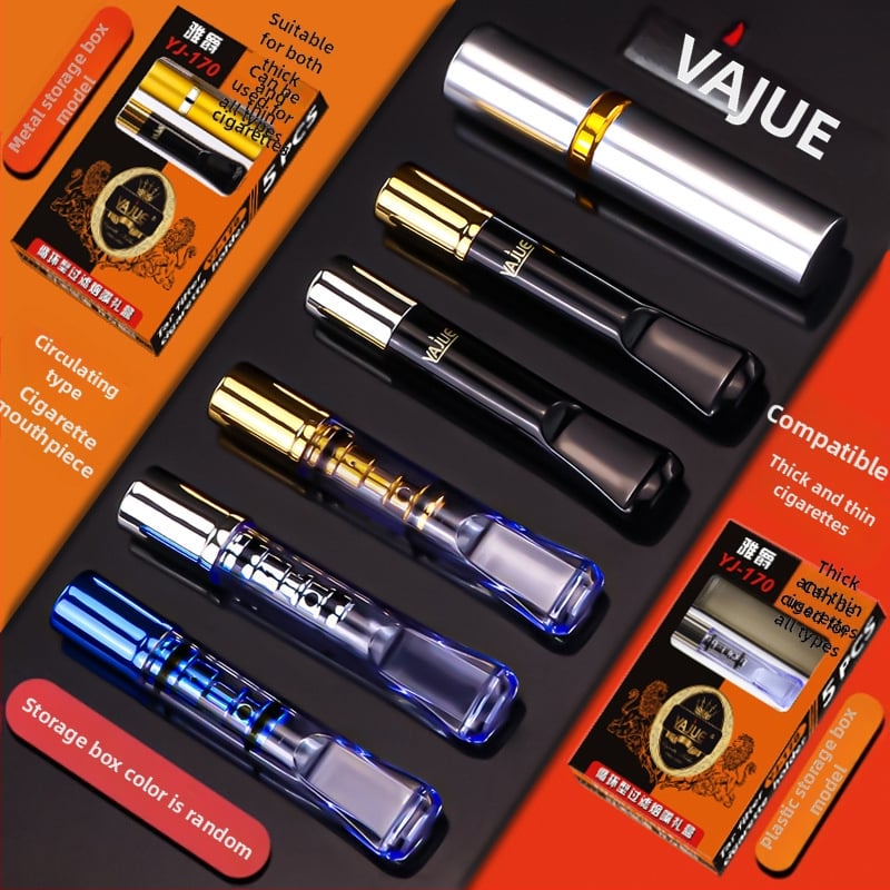 Cigarešu turētājs ar filtru, Arjue YJ-170, plastmasas, vienkāršs stils